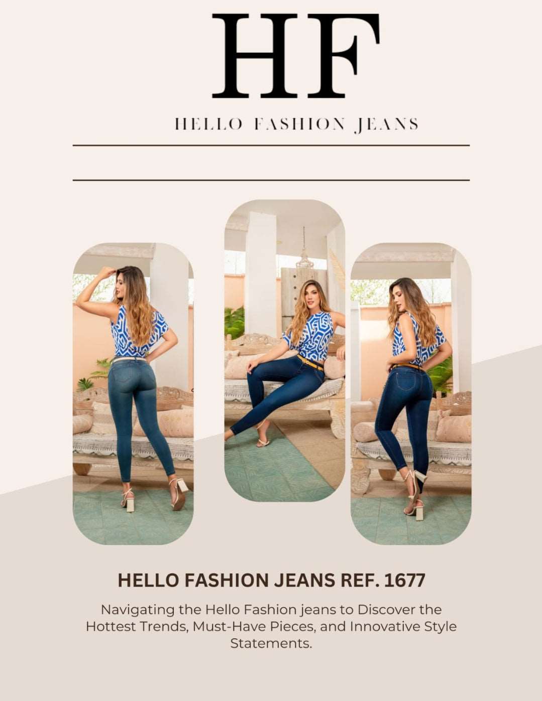 Hello fashion jeans Ref.1677