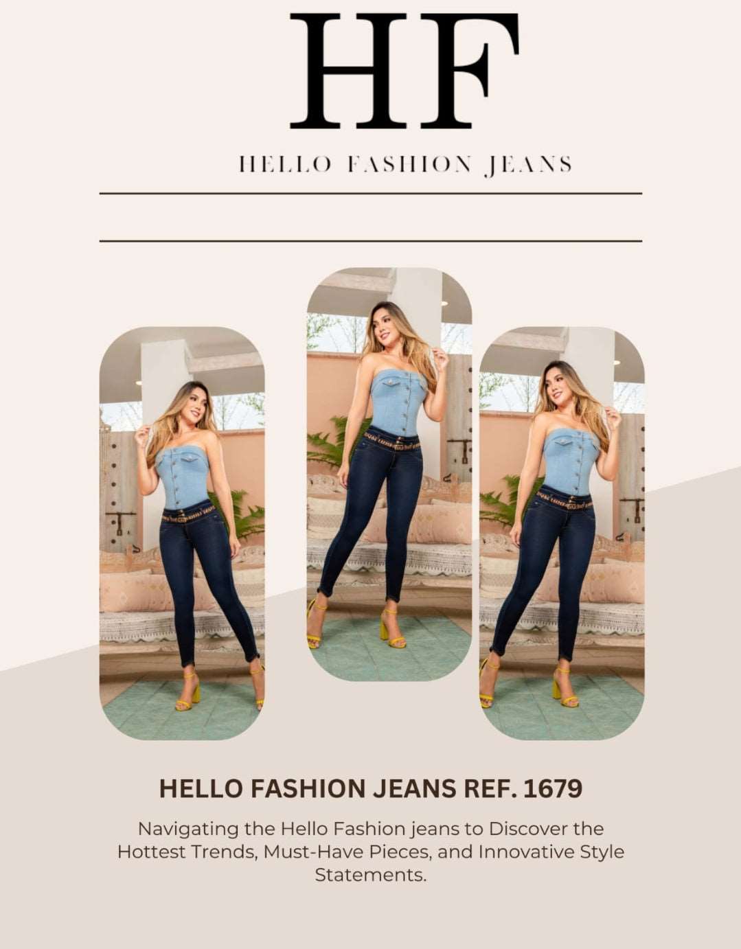 Hello fashion jeans Ref.1679