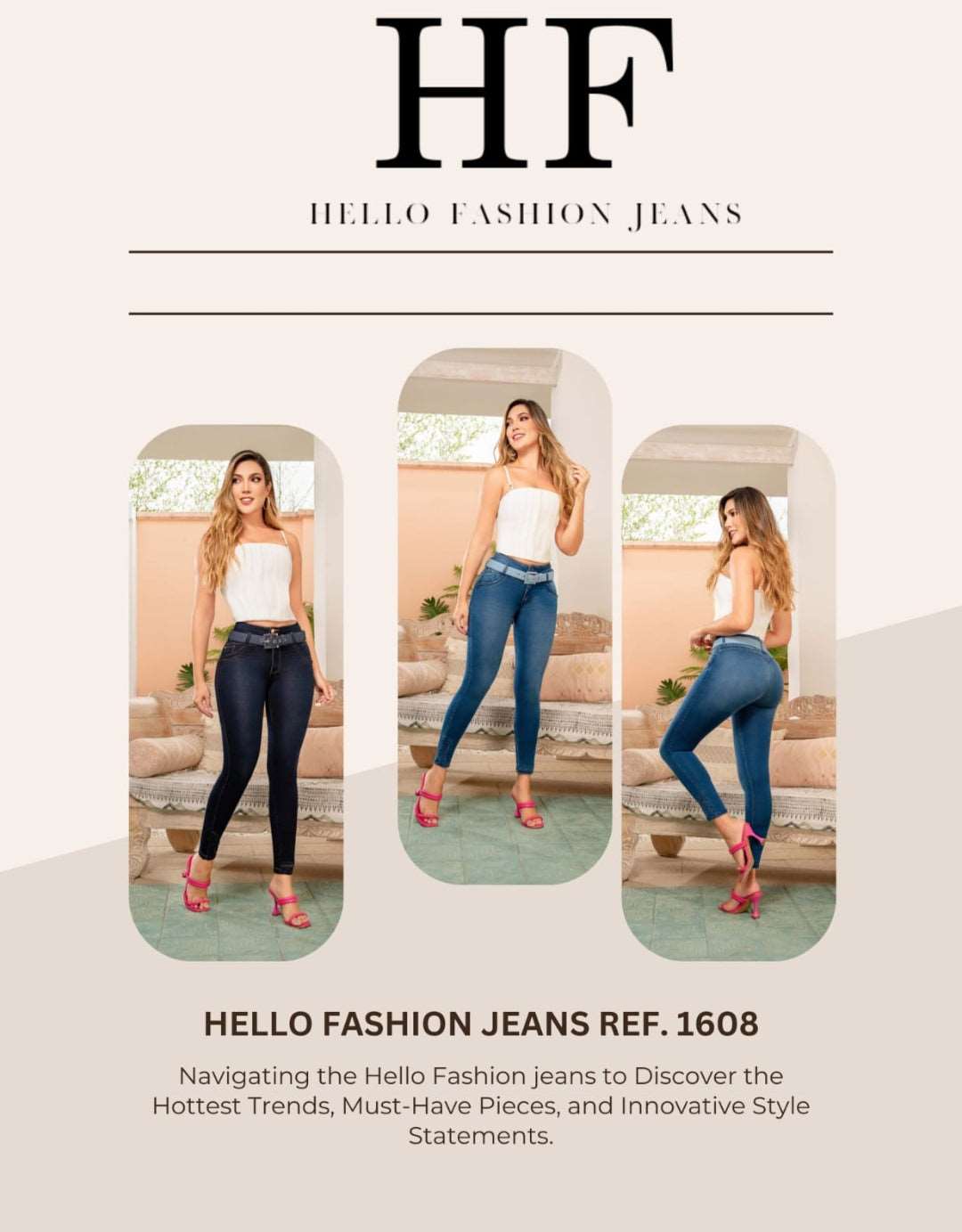 Hello fashion jeans Ref.1608