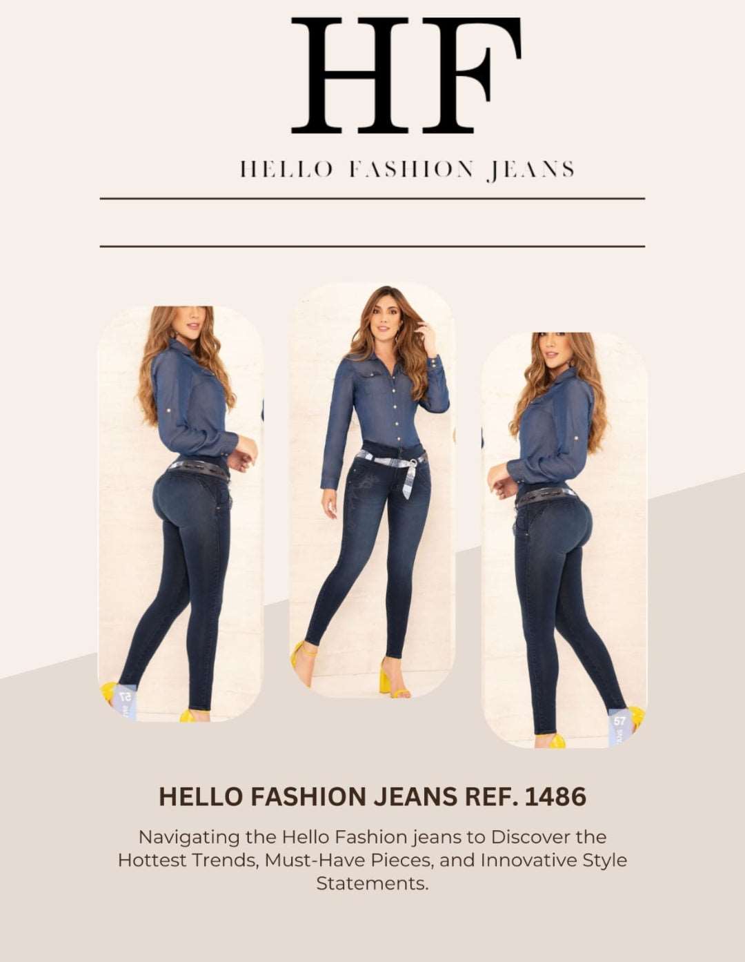 Hello fashion jeans Ref.1486