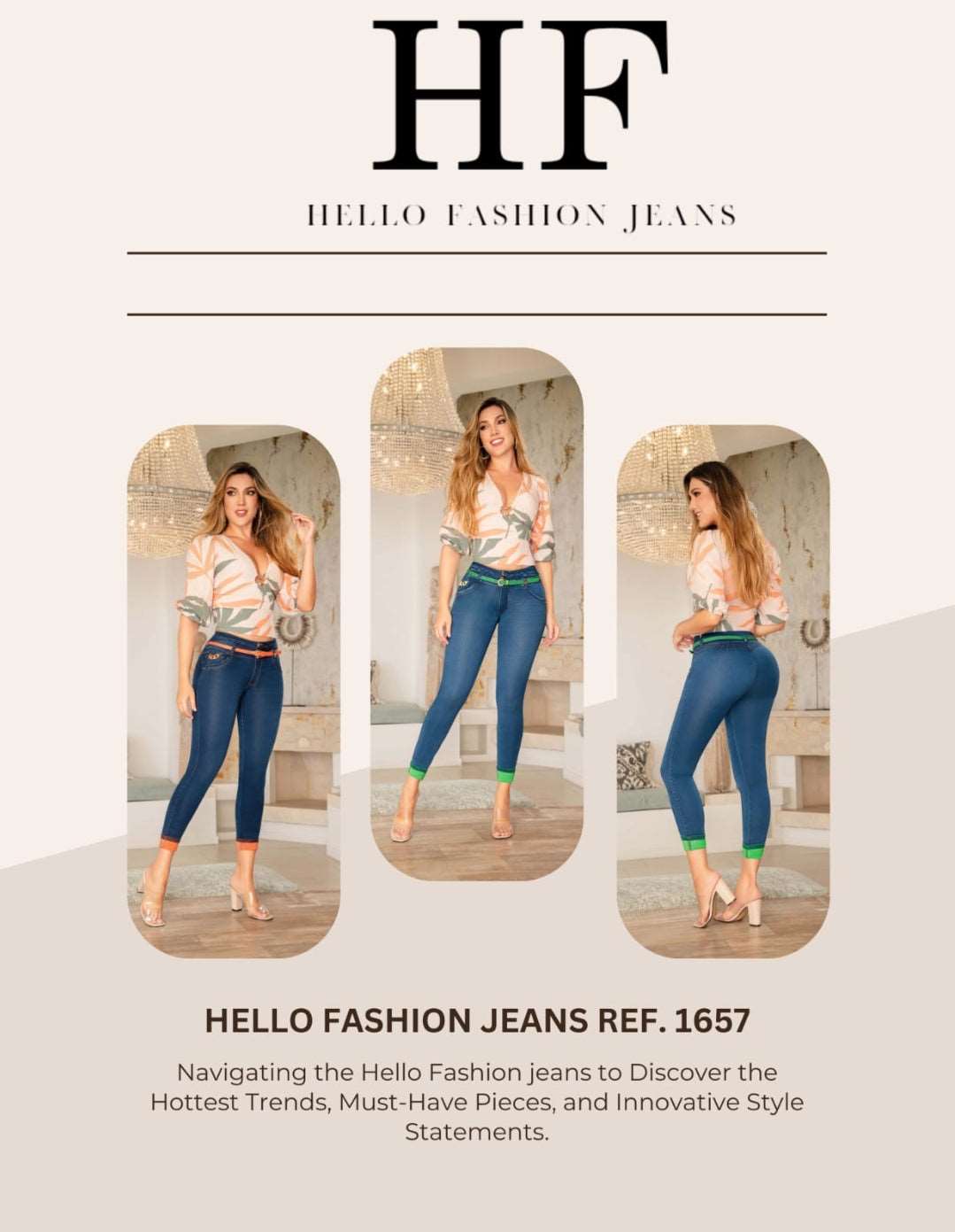 Hello fashion jeans Ref.1657